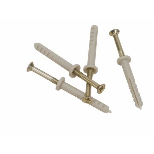 CHEVILLES NYLON À FRAPPER COLLERETTE PLATE - 5X25 MM - 800 PIÈCES RAWL