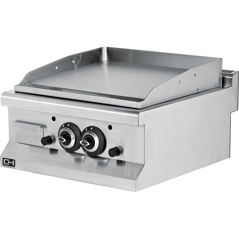 Climahosteleria Dessus de friteuse à gaz de table en acier lisse rectifié 12 mm 13 kW 600x635x285h mm EMP6IG020 Line 600 Istanbul - EMP6IG020_0