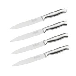 Ensemble de 4 Couteaux de cuisine universel 24 cm en tout Nirosta Star - gris Acier inoxydable 18/10 3176239931969_0