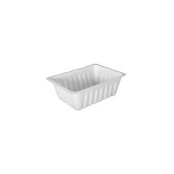 FHC - 2 000Pcs - Barquette plastique PS translucide rectangulaire  80x60x40mm 125ml - transparent plastique FHC209BT125_0