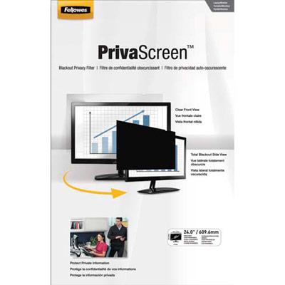 FILTRE DE CONFIDENTIALITE FELLOWES PRIVASCREEN PANORAMIQUES POUR ORDINATEURS FIXES ET PORTABLES 24'' - FORMAT 4/3