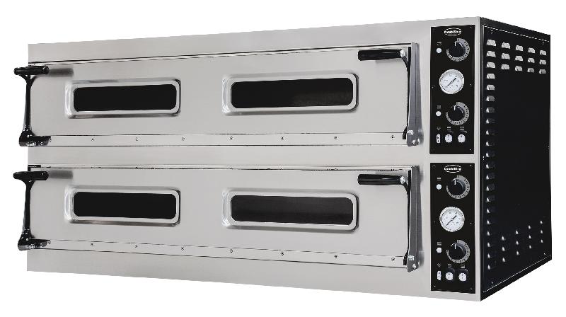 Four à pizza professionnel large plaques double 2 x 9 pizzas 35 cm - P7485.0055_0