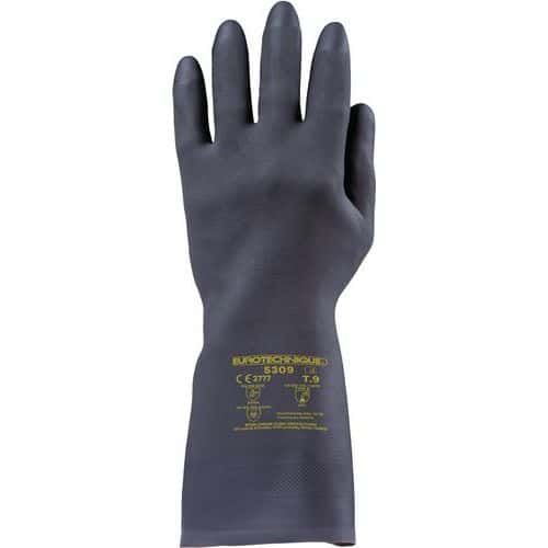 GANTS DE MANUTENTION EUROCHEM 5310 NÉOPRÈNE NOIR FLOCKÉ - 8 - COVERGUARD