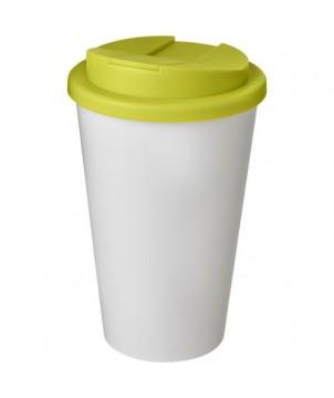 GOBELET ISOLANT AMERICANO 350ML AVEC COUVERCLE ANTI FUITES - VERT CITRON - GOBELETS ET MUGS PERSONNALISÉS