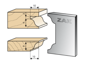 JEU DE 2 FERS ZAK531821 HAUTEUR 50MM