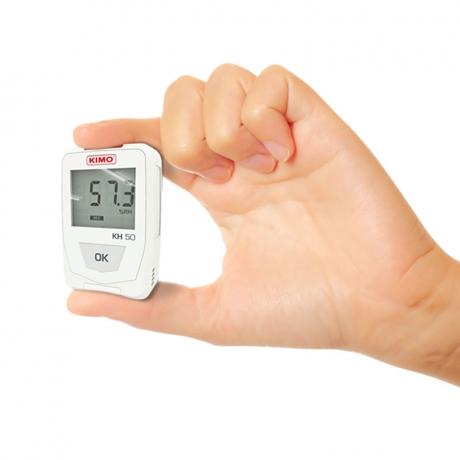 Kh50 - enregistreur de température et humidité miniature avec affichage - kimo_0