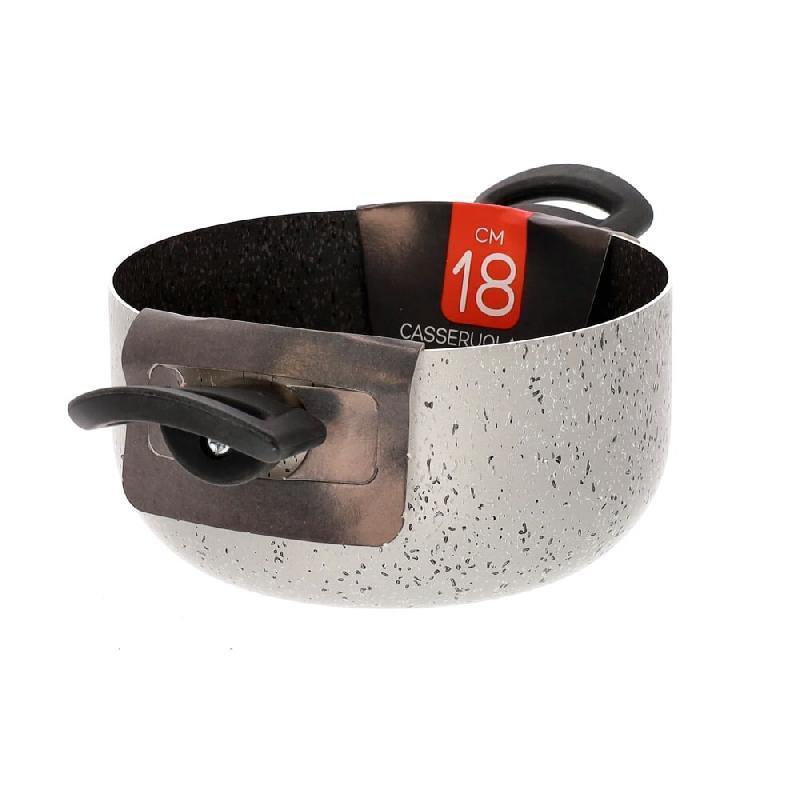 Mamù JANE2CAS2MXXXX18 Plat à four antiadhésif en aluminium avec deux poignées, 18 cm - gris aluminium JANE2CAS2MXXXX18_0