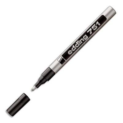 MARQUEUR PEINTURE PERMANENT EDDING - POINTE OGIVE - ARGENT - LOT DE 2