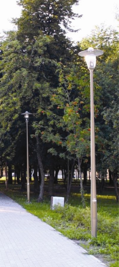 Mât d'éclairage public - aluminium - gamme CC droits - hauteur 4 à 6m - diamètre base 120 mm_1