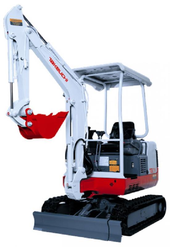 Mini-pelle Takeuchi TB016 - 1600 kg - Profondeur de fouille 2375 mm - Yanmar 3 cylindres_0