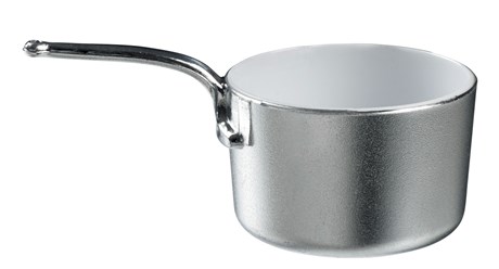 MISE EN BOUCHE JETABLE SOLIA CASSEROLE ESKOFFIÉ ARGENT/BLANC 45 ML (VENDU PAR 240)