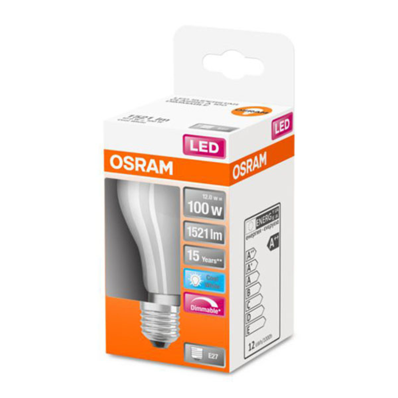 OSRAM SUPERSTAR AMPOULE LED E27 11 W 4 000 K DIM