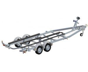 Remorque bateau 2700 kg PTAC - CU 2010 kg - Fast patins pour ski nautique - Double essieu - Modèle FAST D1623SN_0