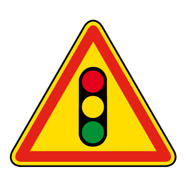 Panneau AK17 - Annonce de signaux lumineux panneau seul_0