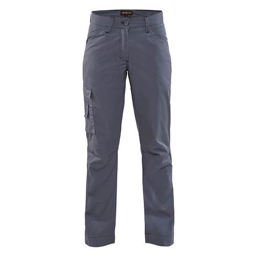 PANTALON DE TRAVAIL INDUSTRIE POLYRECYCLÉ FEMME GRIS CLAIR C34 - BLAKLADER