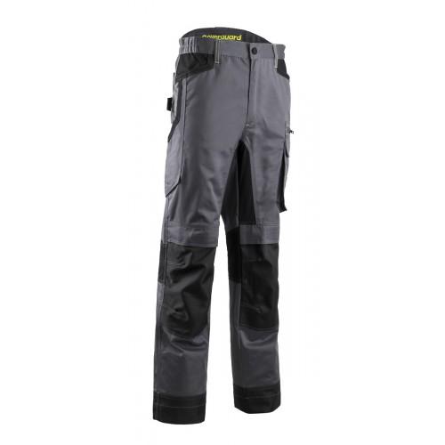 PANTALON DE TRAVAIL RENFORCÉ STRETCH MULTIPOCHES BARU GRIS ET JAUNE M COVERGUARD