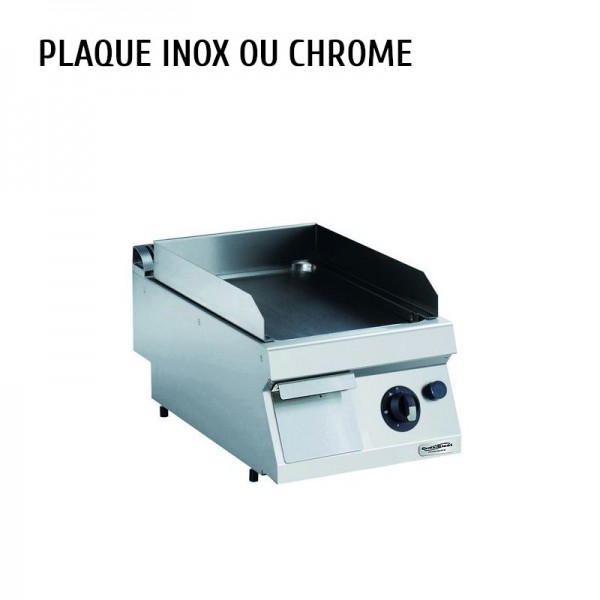 Plaque à snacker gaz Pro Line Combisteel - série 700 - 40 cm - 7488.0110 - inox ou chromée_0