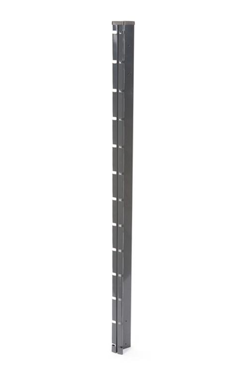 Poteau à encoches gris - h. 1,57 m_0