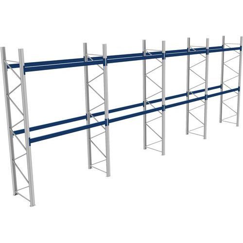 RACK 1 DÉPART + 3 SUIVANTS LXLXH 2700X11400X4500 1000KG 2 NIV - BITO