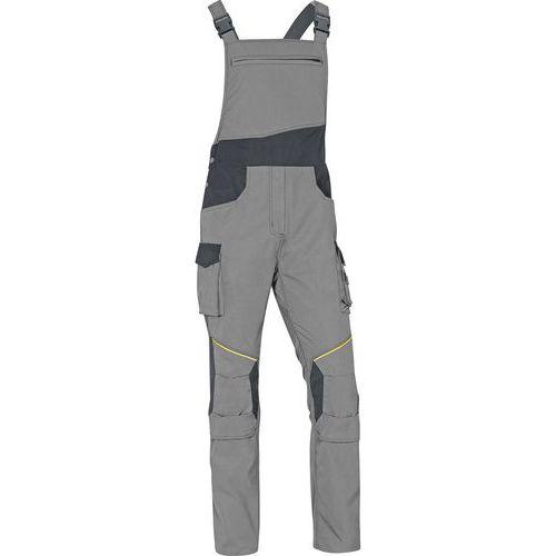 SALOPETTE DE TRAVAIL MACH2 POLYESTER COTON GRIS-GRIS M - DELTA PLUS