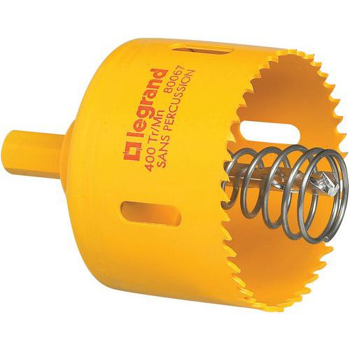 SCIE CLOCHE BI-MÉTAL DE DIAMÈTRE 68 MM DE 1 À 4 POSTES - LEGRAND