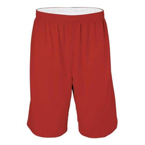 SHORT DUKE REVERSIBLE ROUGE/BLANC