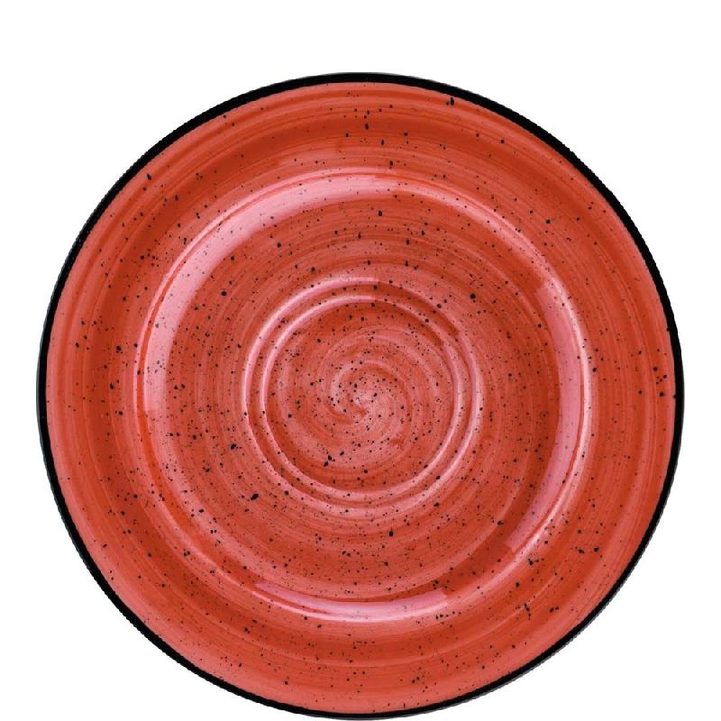 SOUS-PLAT BONNA PREMIUM PORCELAIN AURA PASSION RITA, 16 CM, ROUGE