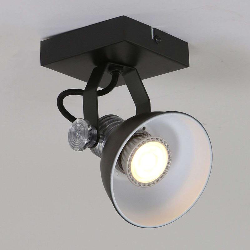 STEINHAUER SPOT LED BROOKLYN À 1 LAMPE NOIR