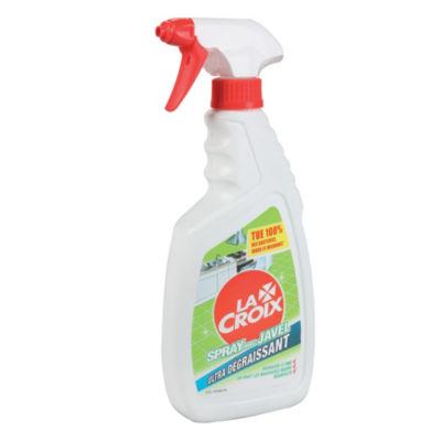 Spray nettoyant ultra dégraissant avec javel La Croix 500 ml_0