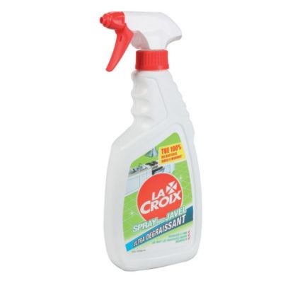 Spray nettoyant ultra dégraissant avec javel La Croix 500 ml_0
