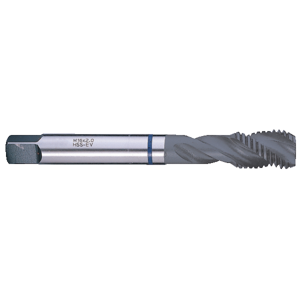 TARAUD POUR INOX, MACHINE, HSS-EV, HÉLICE 40°, À BAGIE BLEUE, DIN 376, M14X2 ASTRA - OTELO