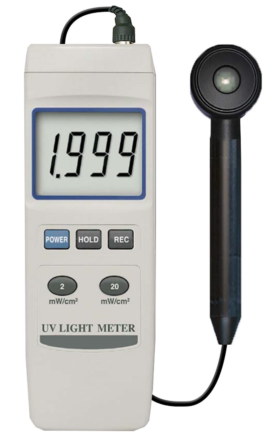 Uvmètre - Mesureur de rayonnement ultraviolet UV(A) / UV(B) - Sonde déportée - 3500LM - 99 mémoires manuelles_0