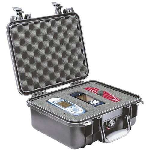 VALISE ÉTANCHE NOIRE PELI CASE 1400 AVEC MOUSSE