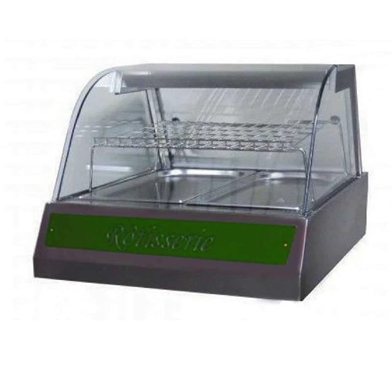 Vitrine de présentation inox 2 bacs GN 1/1 (Couleur: Vert Réf - MAPHOT750-6026-vr-12)_0
