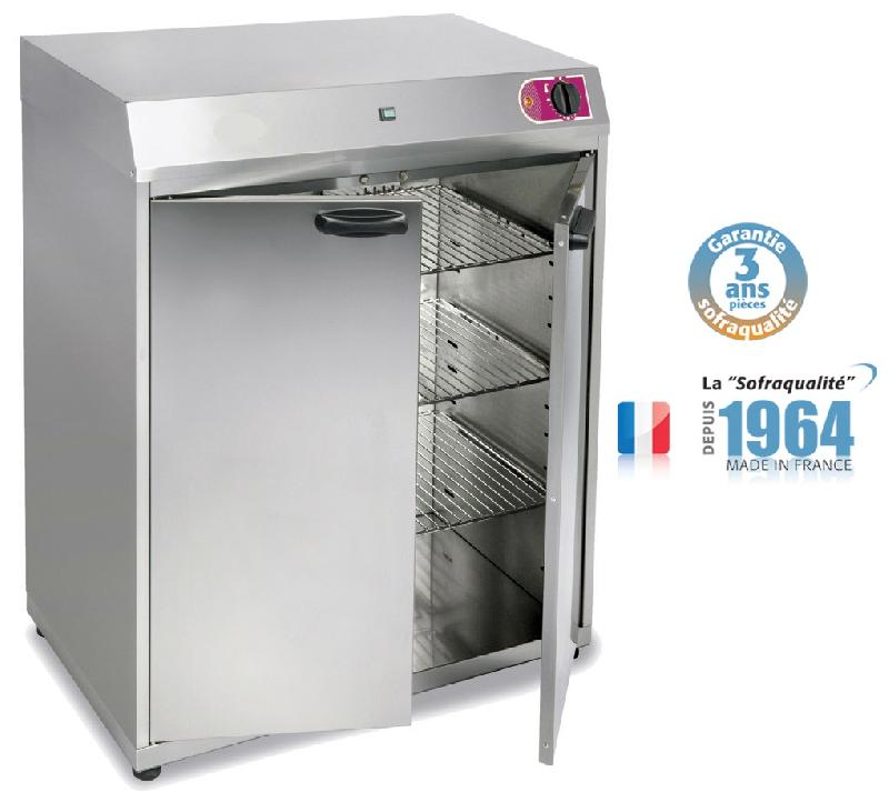 Armoire chauffante ventilée - 5 bacs GN 1/1 - Fabrication française - 230V - 3000W - Thermostat jusqu'à 125°C_0