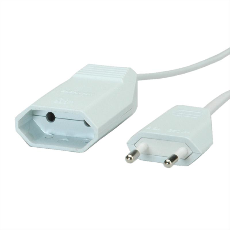 BACHMANN Câble prolongateur Euro 230V/2,5A, blanc, 5 m_0