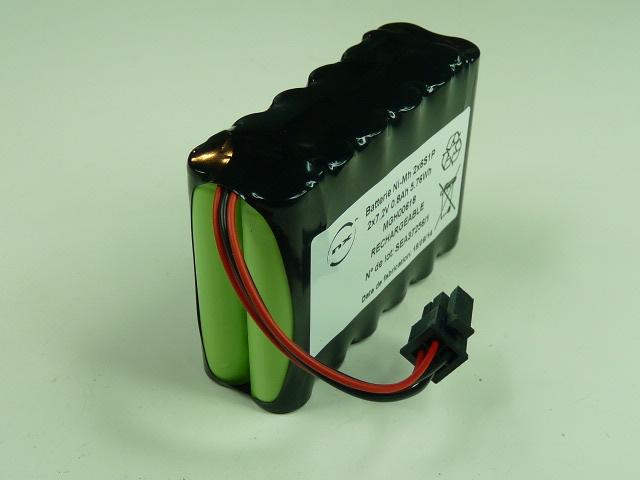 BATTERIE NIMH 12X AAA ST2 2X 6S1P 7.2V 800MAH MOLEX_0