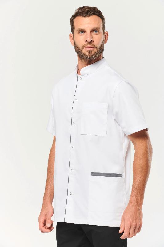 Blouse de travail homme en polycoton - Boutons-pression - Réf: WK505 - Norme ISO 15797_0
