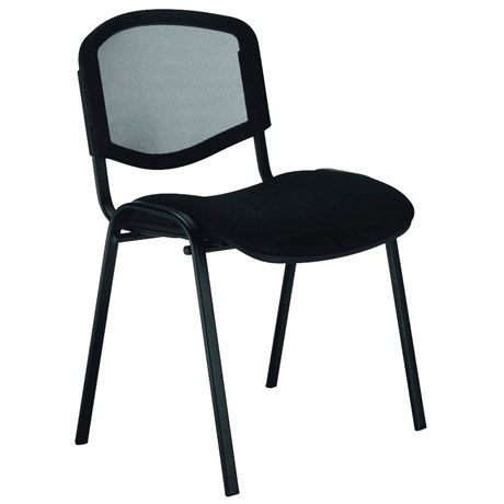 CHAISE VISITEUR ISO MESH NOIR