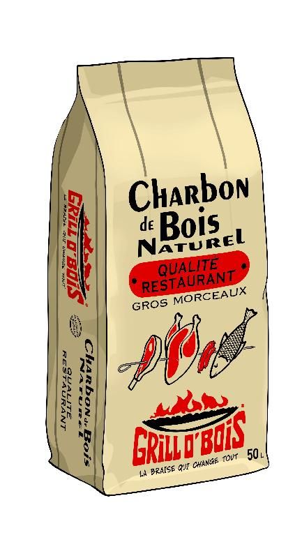 CHARBON DE BOIS QUALITÉ RESTAURANT - GRILL OBOIS