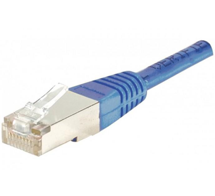 Cordon RJ45 Catégorie 5e F/UTP Bleu - 2 m - Blindage aluminium/cuivre - Normes ANSI/TIA 568 et ISO 11801_0