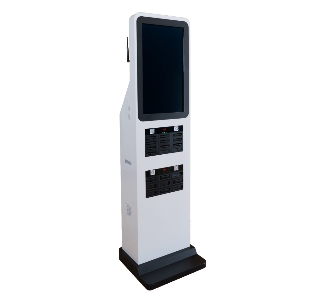 Distributeur de batteries externes en libre-service avec prise secteur 220V - 18 à 24 batteries - TOTEM_0
