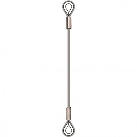 Elingue câble 1brin 2 boucles cossees référence 4701a_0