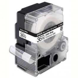 EPSON CASSETTE POUR LW-900P - LC7WBC9 ENROULÉ POUR CÂBLE NOIR SUR BLANC 36/9 C53S628405