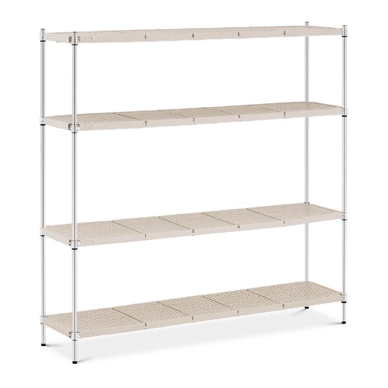 Étagère De Rangement Yaheetech 150x45x180cm - Charge 265kg/étage | Garage Cuisine Noir