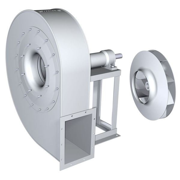 Gfm - ventilateur centrifuge industriel Cimme - dimensions 400/2000 - pour air très poussiéreux et haut rendement_0