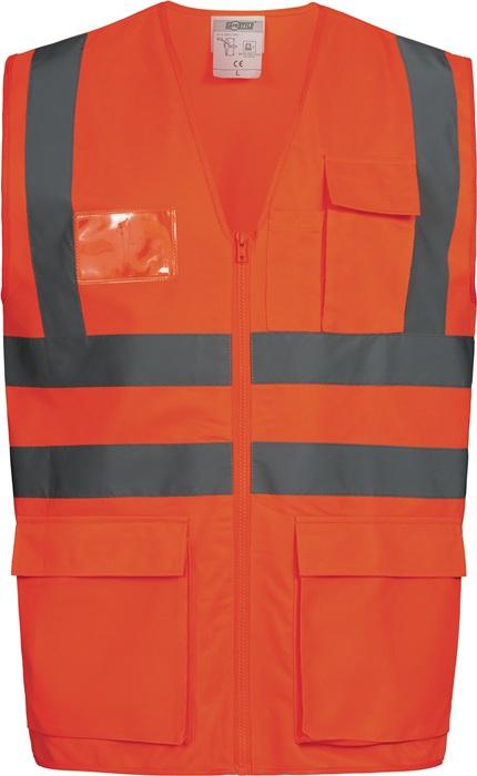 Gilet de signalisation EWALD taille XXXL orange EN ISO 20471 cl. EN ISO 13688 SAFESTYLE_0