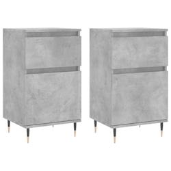 Helloshop26 - Buffet bahut commode armoire meuble de rangement organisateur cuisine salle de séjour salons lot de 2 40 x 35 x 70 cm 02_0036846 - 3000_0