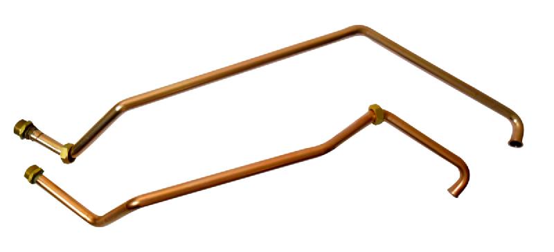 Kit raccordement tubes 2 circuits - Module H Visio Hydromotrix Hydroconfort 80L Condensation 20kW - Référence F3AA41234_0