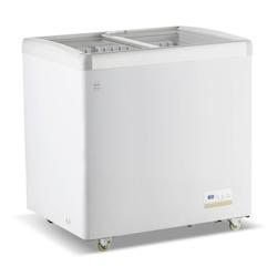 METRO PROFESSIONAL Vitrine de congélation GICC1192, 83.4 x 87 x 65.3 cm, 192 L, avec serrure et clé, blanc - métal 4337255211414_0